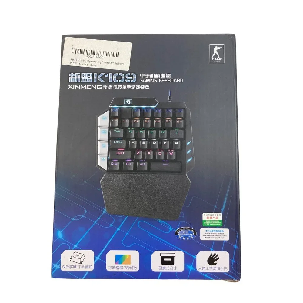 Mechanical Gaming Keyboard 38 Keys Blue Switches